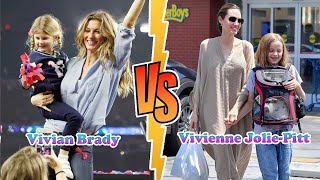 Vivian Lake Brady Gisele Bündchens Daughter VS Vivienne JoliePitt Transformation ★From 00 To Now [upl. by Lenor]