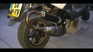 PIAGGIO ZIP SP 172CC DDL EXHAUST TEST RUN [upl. by Anett200]