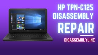 HP TPN C125 Disassembly [upl. by Eenalem]