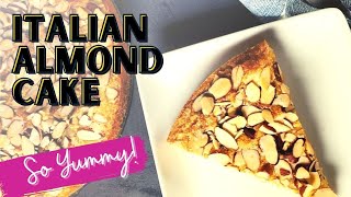 Easy and yummy Italian Almond Cake Recipe How to make almond cake with almond flour [upl. by Amsirahc]