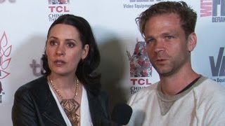 Paget Brewster Brendan Sexton III on First Time Directors  Interview [upl. by Gnuhp531]