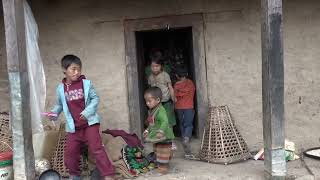 Village in in Nepal  Traditional life [upl. by Ingrim946]