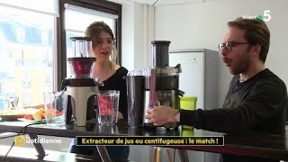 Extracteur de jus ou centrifugeuse  le match [upl. by Trinl]