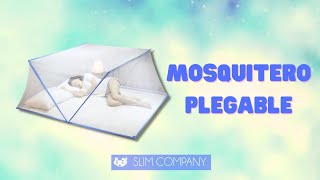 Mosquitero Plegable Para Cama de 67 X 124 Cm con Forma de Tienda de Campaña │ Slim Company [upl. by Katherina389]