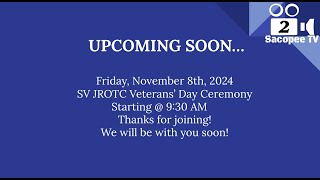 Sacopee Valley High School JROTC Veterans Day Ceremony 11824 [upl. by Willock575]