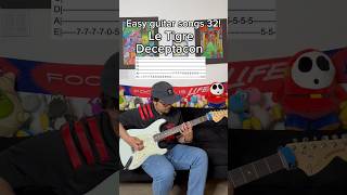 Le Tigre  Deceptacon guitar tutorial [upl. by Estell421]