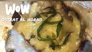 🔥Ostras al horno con queso limon y albahaca  receta rápida [upl. by Aronow]