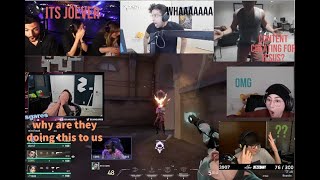 NA Streamers reacting to PRX CGRS owning NAs Last Hope EG on pistol 4k Shutdown [upl. by Klute]