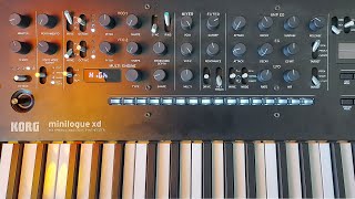 Korg minilogue xdarppreset demo [upl. by Duarte235]