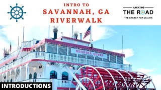 Savannah GA Riverwalk Introduction [upl. by Coralyn]