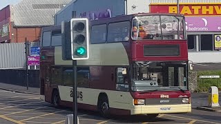 349 to Bristol DAF DB250 Optare Spectra YE52 FHF  Abus [upl. by Iddet]