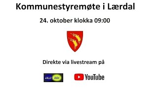 Kommunestyremøte i Lærdal 24 oktober 2024 [upl. by Swehttam]