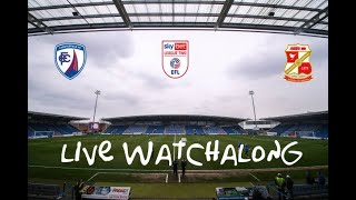 Chesterfield vs Swindon Town live watchalong 202425 EFL League Two [upl. by Halullat]