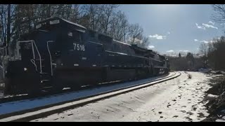 EDPW and NS B100 in Millers Falls MA [upl. by Foushee]