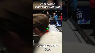 POOL TRICKSHOT BATTLE  2 PROS 1 AMATEUR [upl. by Eyak]