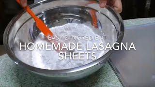 Homemade Lasagna Sheets [upl. by Gnouc389]