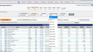 Earnings Calendar for Options Traders [upl. by Faustine]