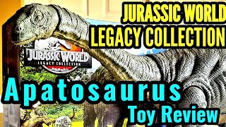 Jurassic World Legacy Collection  Apatosaurus Toy Review [upl. by Eninaej]