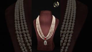 Pearl necklace  Mukunda Jewellers  Call or WhatsApp On 9010866449 [upl. by Attenweiler]