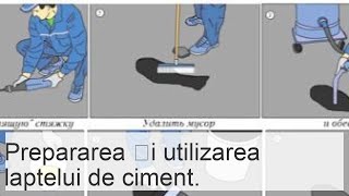 Lapte de ciment preparare consum proporții și turnare 88 characters [upl. by Broida]