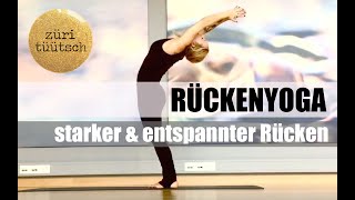 25 Min  RückenYoga Anfänger  Übungen gegen Verspannungen und Rückenschmerzen  züritüütsch [upl. by Acinat]