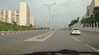 Driving in Algiers  From Tripoli Street in Hussein Dey to El Madania [upl. by Alicul101]