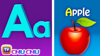 Phonics Song with TWO Words  A For Apple  ABC Alphabet Songs with Sounds for Children [upl. by Andonis281]