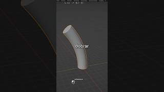 Como dobrar objetos no Blender fácil blender tutorialblender blendertutorial [upl. by Ledairam]