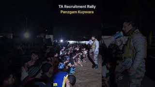 🔥 TA Army Recruitment Rally at Panzgam Kupwara 🇮🇳 motivationalvideo shorts attitude 💪 [upl. by Notned148]