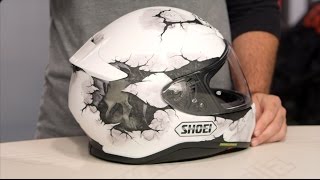 Shoei RF1200 Ruts Helmet Review at RevZillacom [upl. by Kreiner159]