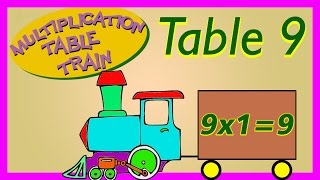 Multiplication Train  Table 9 [upl. by Jordanna]