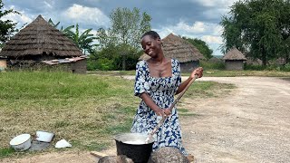 African Village Wife Cooking For The Husband shortvideo [upl. by Earezed]