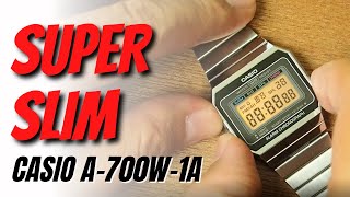 Casio A700 Review The Super Slim Casio Digital [upl. by Nahtad]