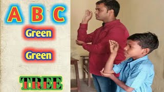 ABC GREEN GREEN TREE  CLASS  2  ENGLISH  RHYMES WITH ACTION [upl. by Maude]