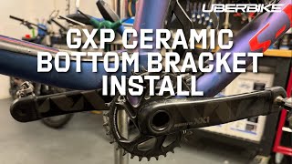 Uberbike GXP bottom bracket install with a difference [upl. by Nyltiak]