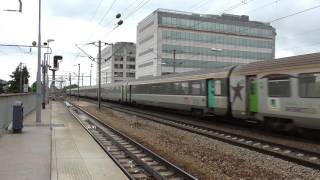 BB15000 et Corail Intercités Normandie  A la gare de Poissy [upl. by Voltz]