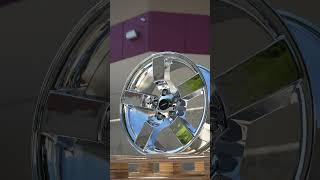 A set of Chrome wheels that just pop factoryreproductions replicawheels wheels truckwheels [upl. by Nire]