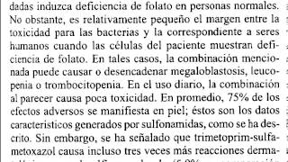 SULFONAMIDAS TRIMETOPRIMSULFAMETOXAZOL QUINOLONAS EN GOODMAN GILMAN CAP 44 PARTE 5 PAGINA 1129 Trim [upl. by Consuela]