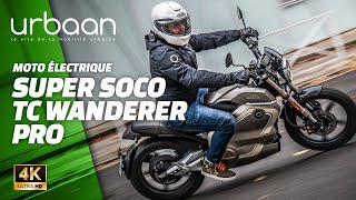 Essai Super Soco TC Wanderer Pro  roadster électrique  2024  urbaanews [upl. by Harbison787]