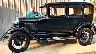 Survivor unrestored 1929 Ford Model A sedan review [upl. by Latreece]