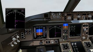 flightgear Boeing 777 LNAV VNAV [upl. by Terraj]