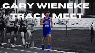 Gary Wieneke Track Meet  Steeple  track d1 trackandfield runner [upl. by Obla691]