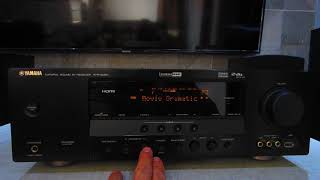 PROBANDO AMPLIFICADOR YAMAHA HTR 6050 [upl. by Danyluk]