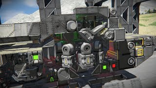 Carrousel autoloader tank showcase Space Engineers [upl. by Birkett431]