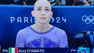 Alice DAmato claims balance beam After finishing a painful crying fourth in the allaround [upl. by Taryn]