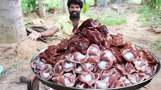 CHICKEN GIZZARD amp LIVER  Indian Style COOKING amp Village Man Village style Eating [upl. by Adnoval684]