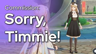 Sorry Timmie  Commission  Mondstadt [upl. by Rehtaef974]