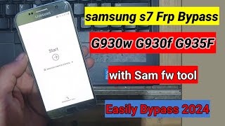 Samsung S7 Frp Google account bypass with samfw tool  Samsung G930w frp bypass android 81 [upl. by Naujuj]