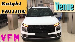 Creta Killer 🔥 2024 Hyundai Venue Knight Edition Review Including Features amp Price [upl. by Melvina]