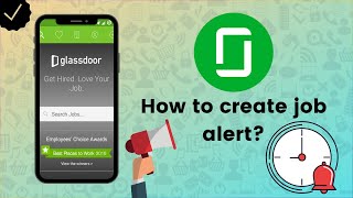 How to create job alert on Glassdoor  Glassdoor Tips [upl. by Ericksen]